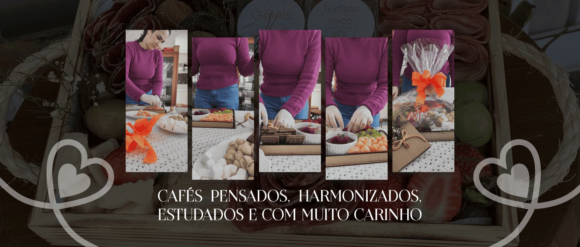Cestas criadas harmonizadas, estudadas com muito carinho